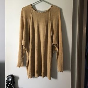 HACHE Marigold Knit Linen Slub Sweater 42 M